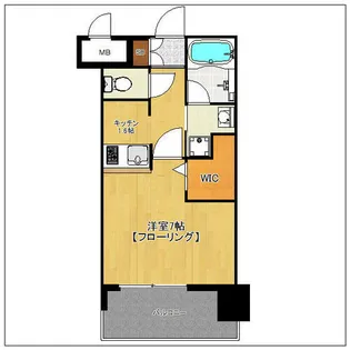 エンクレストGRAN博多駅前【8階】の間取り