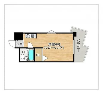 メゾン・ド・西新【601号室】の間取り