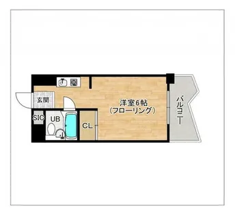 メゾン・ド・西新【707号室】の間取り