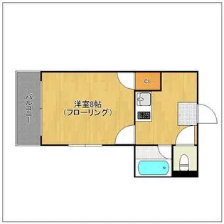 グリーン筥松【102号室】の間取り