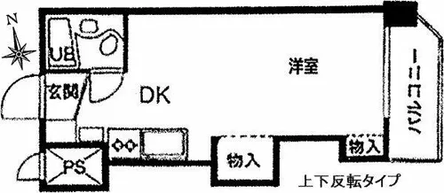 ホワイトヒルハウス【5階】の間取り