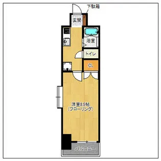 ロイヤル博多駅東【902号室】の間取り