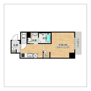 セラヴィ箱崎【5階】の間取り