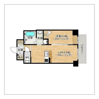 セラヴィ箱崎【6階】の間取り