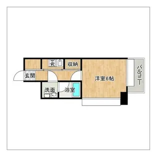 エステートモア箱崎【205号室】の間取り