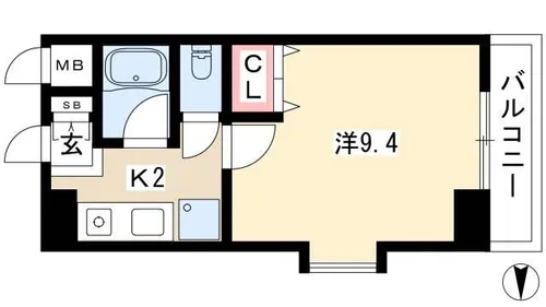グレイスノリタケ【3階】の間取り