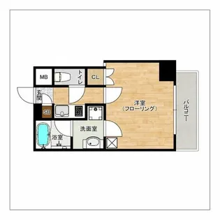 エンクレスト白金【6階】の間取り