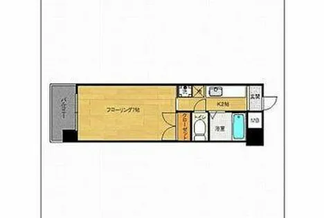 OH bld NO.5 (旧スカイガーデン博多)【2階】の間取り