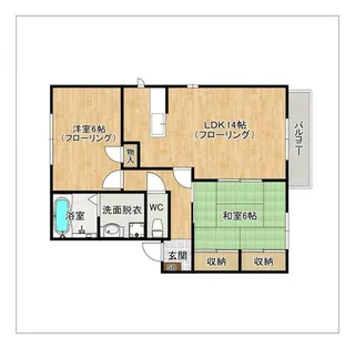 フレグランスM【201号室】の間取り