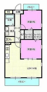 ラスターハイツⅡ【3階】の間取り