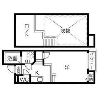 Creo庄内通弐番館【202号室】の間取り