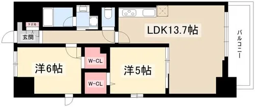 シュトルツ栄【2階】の間取り