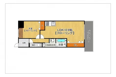 エフメゾン北天神【12階】の間取り