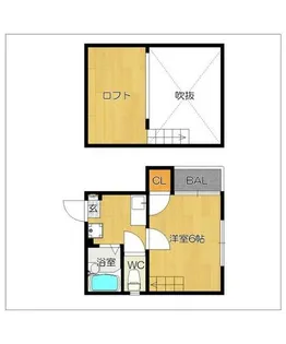 レジデンス博多南【1階】の間取り
