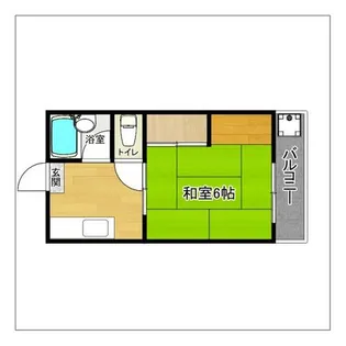 第1みのはらビル【303号室】の間取り