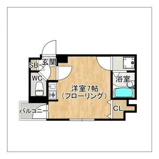 ダイアパレスエクセーブル九州大学前【12階】の間取り