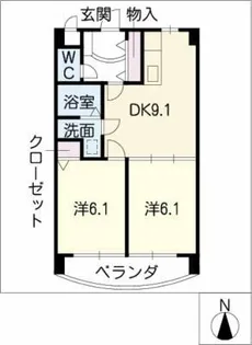 さくらHills Yagoto【3階】の間取り