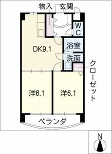 さくらHills Yagoto【3階】の間取り