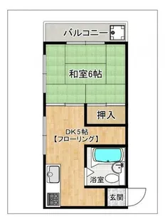 光マンション【302号室】の間取り