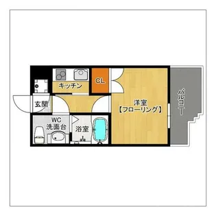 エステートマンション赤坂けやき通り【2階】の間取り