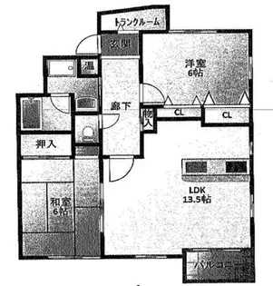 レイチェル鎌倉【2階】の間取り