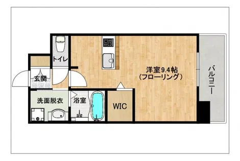 エンクレスト香椎駅前【506号室】の間取り