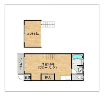 ミネルヴァプラザ【206号室】の間取り