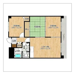 レスピーザ53【406号室】の間取り