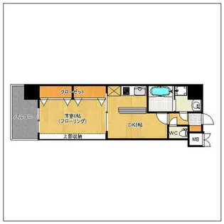 アクアシティ博多サウスステーション【9階】の間取り