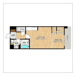 スタンドリバーしののめ【603号室】の間取り