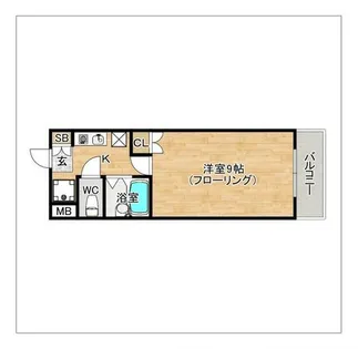 マルワロイヤルガーデン【3階】の間取り