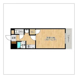 ヴェルドミール神松寺【402号室】の間取り