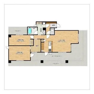 The TEN GOOD 祖原II【6階】の間取り