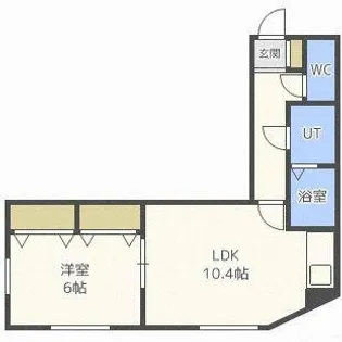 リバティ49【403号室】の間取り