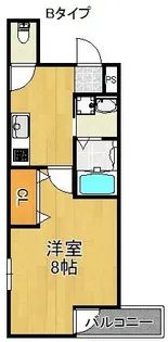 フジパレス我孫子前Ⅰ番館【2階】の間取り