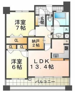 ソフィア垂水高丸ハーティースクエア【7階】の間取り
