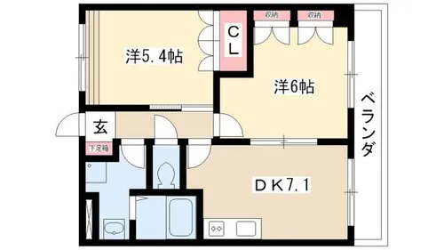 North river【2階】の間取り