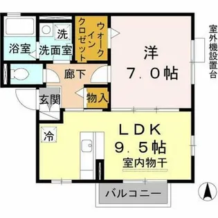 コンサージュ【2階】の間取り