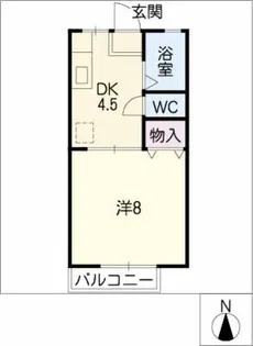 ジュネスハウス【1階】の間取り