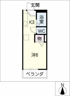 エトワール八事【2階】の間取り