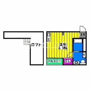 タスク麦野【2階】の間取り
