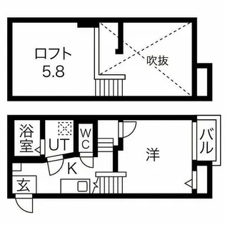 Creo中村公園七番館【1階】の間取り