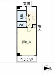 ヴィオレ山手【3階】の間取り