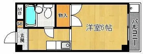 サンジョルディ【2階】の間取り