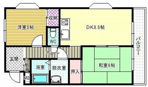 新栄プロパティー島泉【3階】の間取り