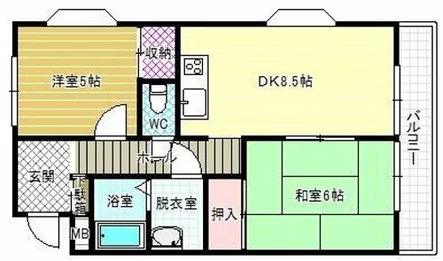 新栄プロパティー島泉【3階】の間取り