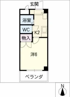 ソフィア・ナカキⅡ【4階】の間取り