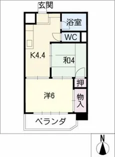 池下1ビル【5階】の間取り