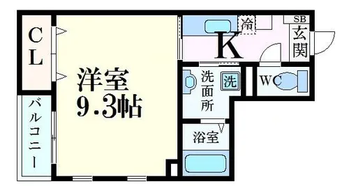 Br東延末【3階】の間取り