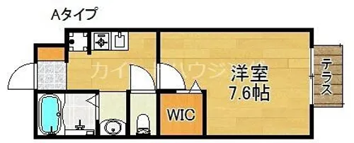 セジュール井原の里A棟B棟【1階】の間取り